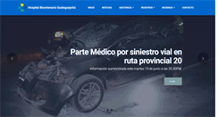 Desktop Screenshot of hospitalcentenario.com.ar